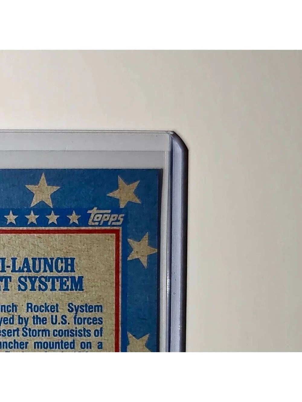 Multiple Launch Rocket System 1991 Topps Desert Storm #163 Card